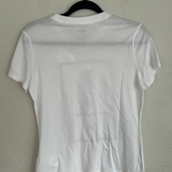 Puma Woman White Logo Print Fearless Tee, Size Small - Picture 5 of 5